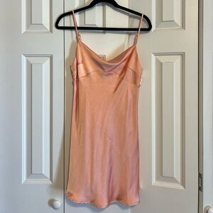 Princess Polly Pink Satin Slip Dress